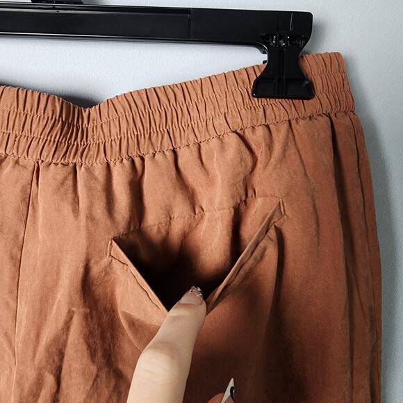 Urban Outfitters Burnt Orange Elastic Waist Beach Pants | Women's Medium - Picture 9 of 12